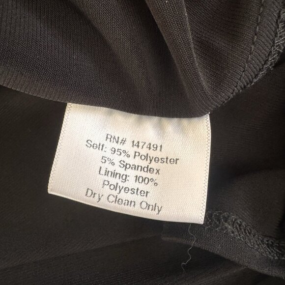 Katie May Los Angeles Dress M In a Mood Black Long Sleeve Plunge Maxi Gown - Picture 10 of 12